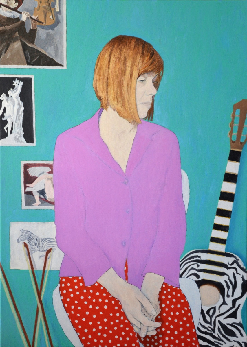 'Christin' - Oil on Canvas - 70x50x1.5cm, 2021